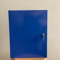 armadietto medicinali Ikea vintage blu