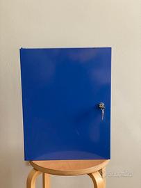 armadietto medicinali Ikea vintage blu