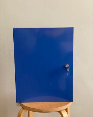 armadietto medicinali Ikea vintage blu