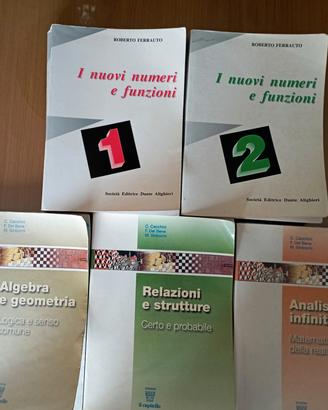 libri matematica liceo scientifico 