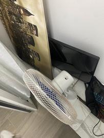 Televisore 26 pollici ventilatore quadro trapunta