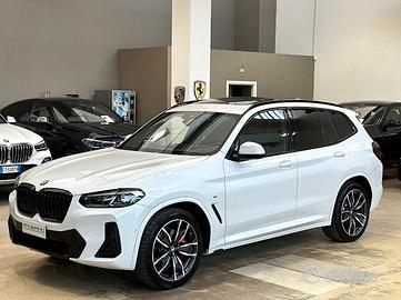 BMW X3 xdrive30d mhev 48V Msport-20"-Tetto-Live C