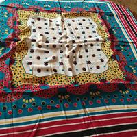 foulard disegni vintage molto grande