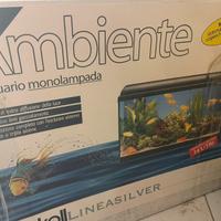 Acquario askoll ambiente liena silver  34 litri