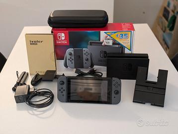 Nintendo Switch V1 completa + Samsung EVO Plus 128