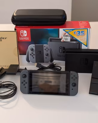 Nintendo Switch V1 completa + Samsung EVO Plus 128