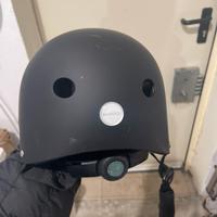 Casco nero ciclismo babino 3/7 anni