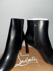 Stivaletti Christian Louboutin neri in pelle