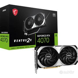 MSI NVIDIA GeForce RTX 4070  12GB Ventus 2X