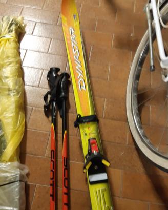 sci Dinastar cm. 170 carving con racchette