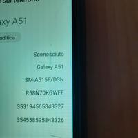 Smartphone Samsung galaxy a51