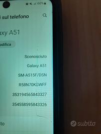 Smartphone Samsung galaxy a51