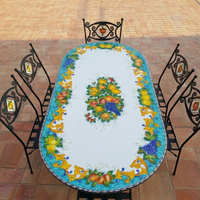 TAVOLO IN PIETRA LAVICA MIS. 200X100 CM. IN ITALIA