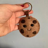 Portachiavi cookie in pannolenci feltro