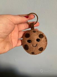 Portachiavi cookie in pannolenci feltro