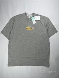 T-shirt Grigia Lacoste X Comme Des Garçons