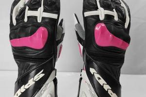 SPIDI GUANTO STS R2 PELLE DONNA fucsia NERO taglia