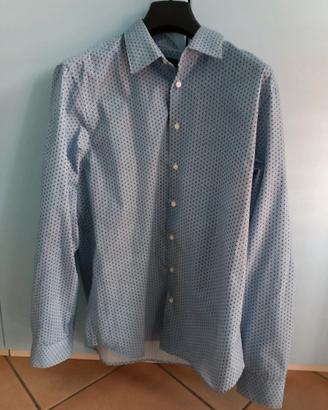 Camicia celeste regular 
