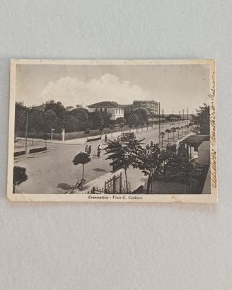 Cartolina Epoca CESENATICO Viale G. Carducci 