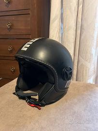 Casco Momo Design nero “S”  con visiera scura