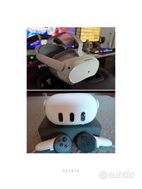 Lotto VR meta quest 3 e Pico 4 con accessori 