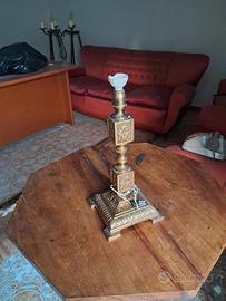Lampada da tavolo vintage otton/bronzo impero