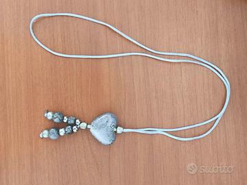 collana lunga con cuore