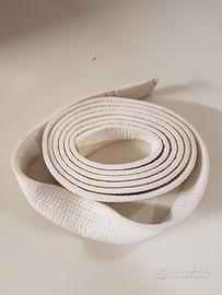 cintura karate bianca