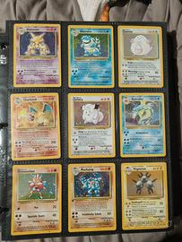 Pokemon set base olandese completo 102/102 holo 