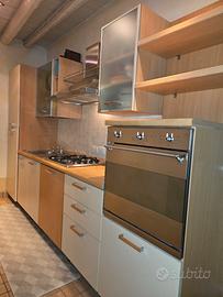 cucina faggio e avorio