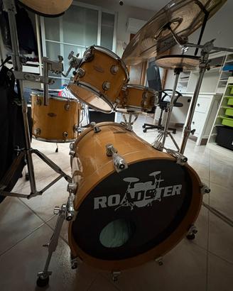 Batteria Roasdter , set completo piatti zildjian