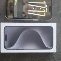 iPhone 15 pro max black Titanium 256gb