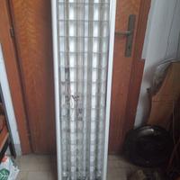 Plafoniera rettangolare in metallo