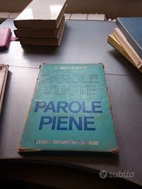 Parole vuote parole piene