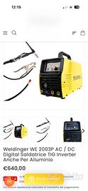 Saldatrice Tig Ac/Dc digitale nuovo