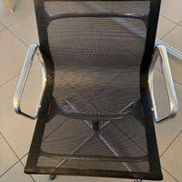 4 sedie Eames Mesh Aluminium