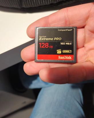 SanDisk 128GB Extreme PRO scheda CompactFlash