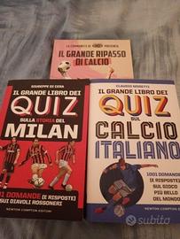 3 LIBRI DI QUIZ CALCISTICI