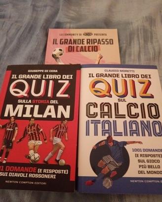 3 LIBRI DI QUIZ CALCISTICI