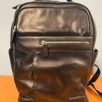 Piquadro Zaino porta Pc 14" iPad in Pelle Nero