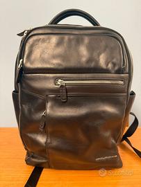 Piquadro Zaino porta Pc 14" iPad in Pelle Nero