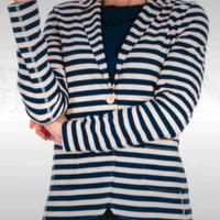 Giacca a righe 19.70 seventy 
