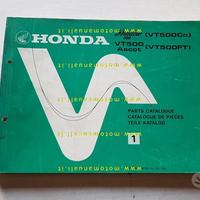 HONDA VT 500 C - Ascot 1983 catalogo ricambi epoca