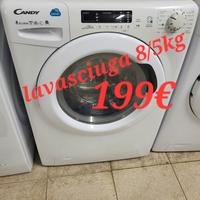 lavasciuga candy 8/5kg 1400 giri di centrifuga 