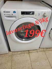lavasciuga candy 8/5kg 1400 giri di centrifuga 