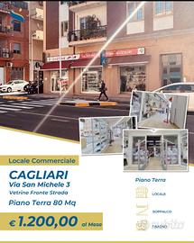 CAGLIARI Via San Michele negozio fronte strada