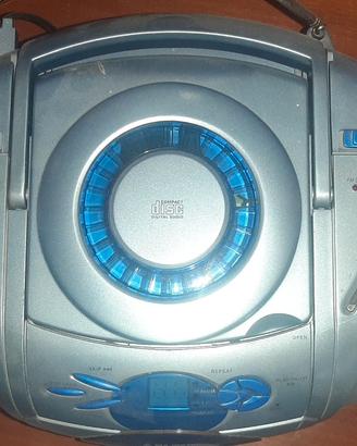 radio stereo cassette e cd