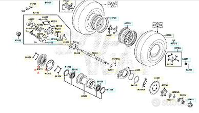 Flangia supporto corona Kymco MXU 250 00158091