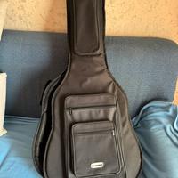 Custodia per chitarre 4/4  imbottita multi tasche
