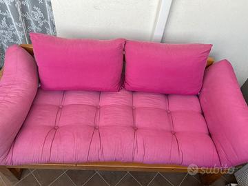 Divano letto in legno